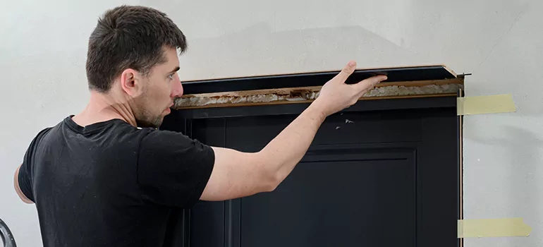 Wood Door Hole Repair in Navarre, FL