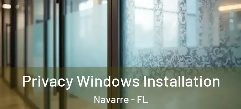  Privacy Windows Installation Navarre - FL